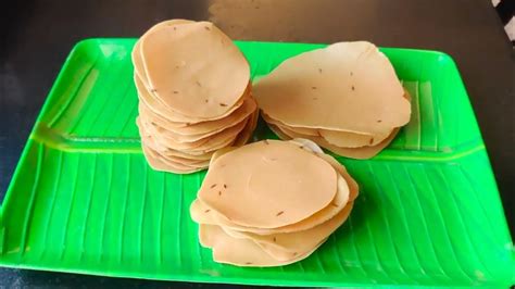 Homemade Appalam Recipe in Tamil | Homemade Papad | உளுந்து அப்பளம் ...