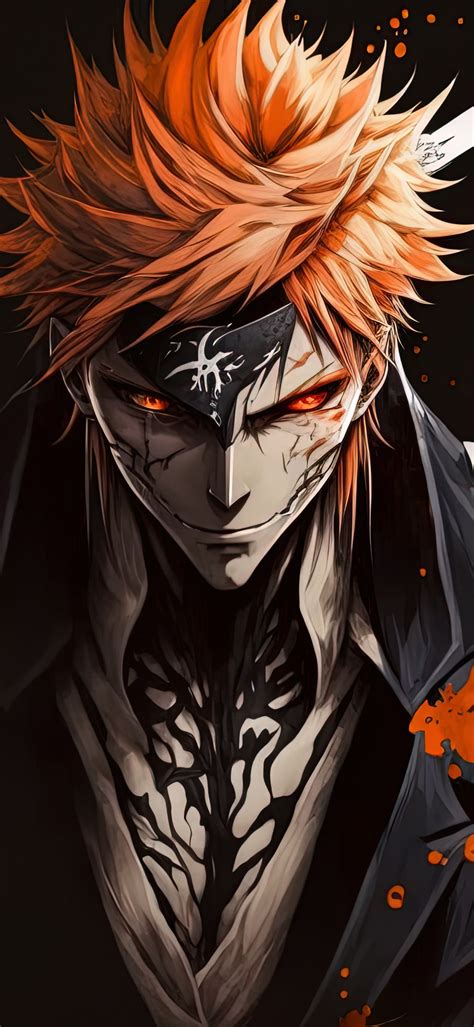 Ichigo Kurosaki Wallpaper 4K, AI art, Bleach