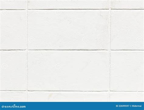 The White Concrete Block Wall Royalty Free Stock Photography - Image ...