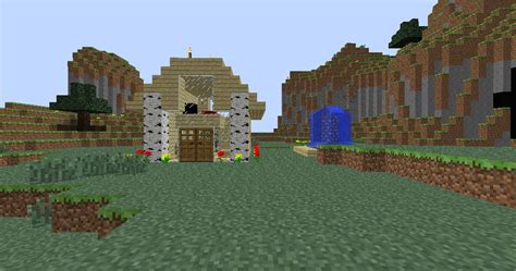 Simple Birch House Minecraft Project