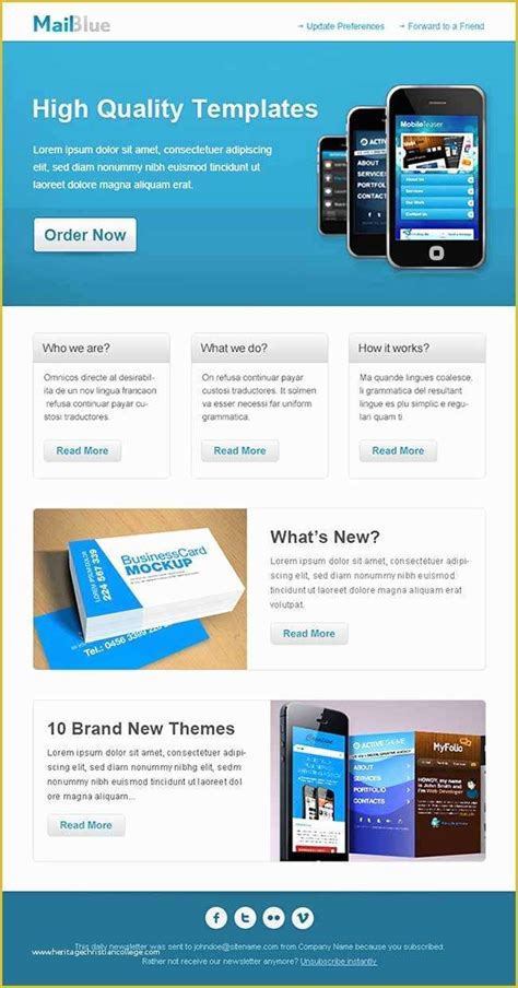 Free Interactive Email Templates Of 5 Best Business Introduction Email ...