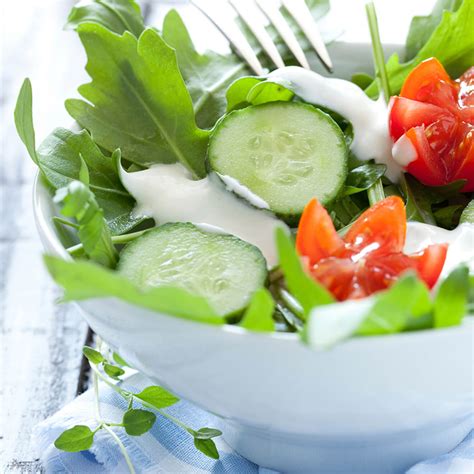 Garden Salad with Blue Cheese Dressing - Mountain High Yogurt