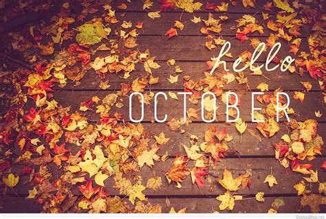 Hello October Fall Quotes, welcome fall HD wallpaper | Pxfuel