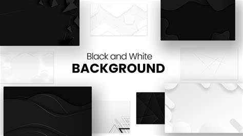 Black and White Background Presentation template | Slidebazaar