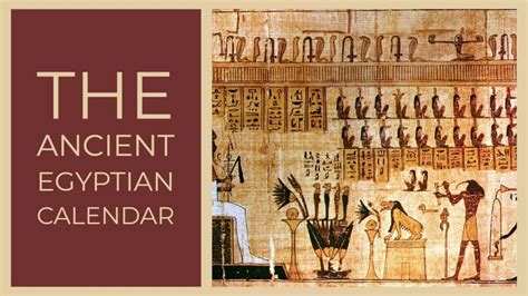 The Ancient Egyptian Calendar - Ancient Society