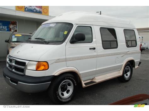 2003 Bright White Dodge Ram Van 1500 Passenger Conversion #50998560 ...