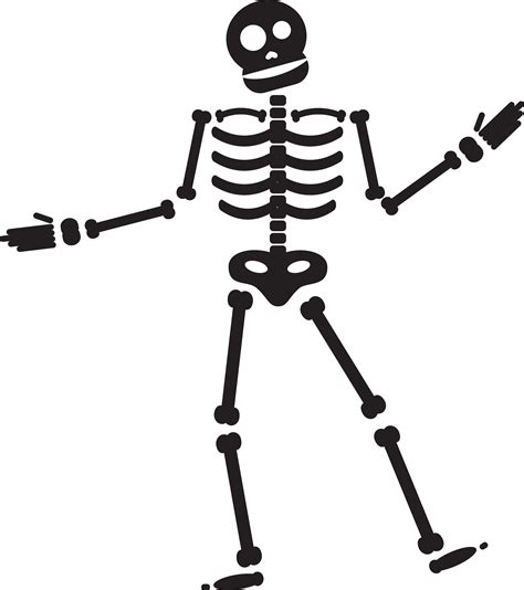 Happy Halloween skeleton vector illustration 4577592 Vector Art at Vecteezy