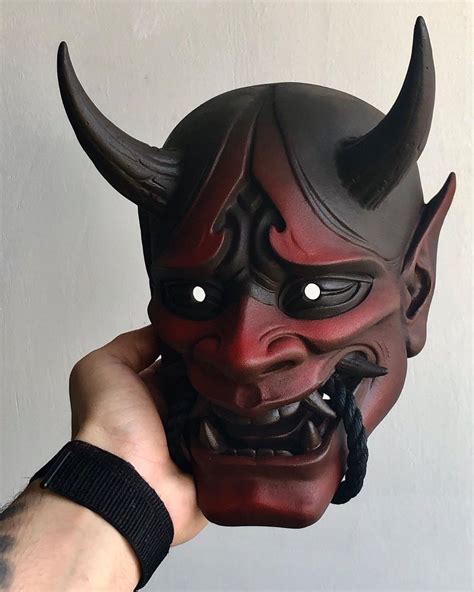 HANDMADE JAPANESE MASK в Instagram: «Darkest Red Hannya👹 ⠀ ️ALL ...