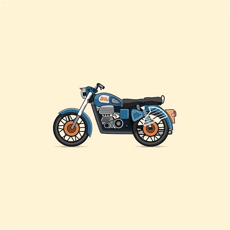 Royal Enfield Minimal, Minimalist Motorcycle HD phone wallpaper | Pxfuel