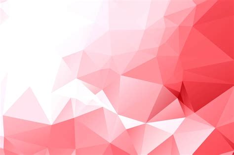 Free Vector | Abstract Red Geometric Polygonal background