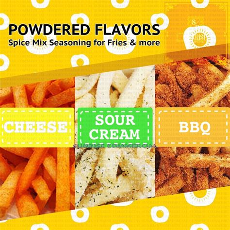 French fries flavoring for Fries, Popcorn, Nachos (Cheese Powder, Sour ...