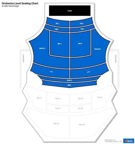 ASU Gammage Orchestra Level - RateYourSeats.com