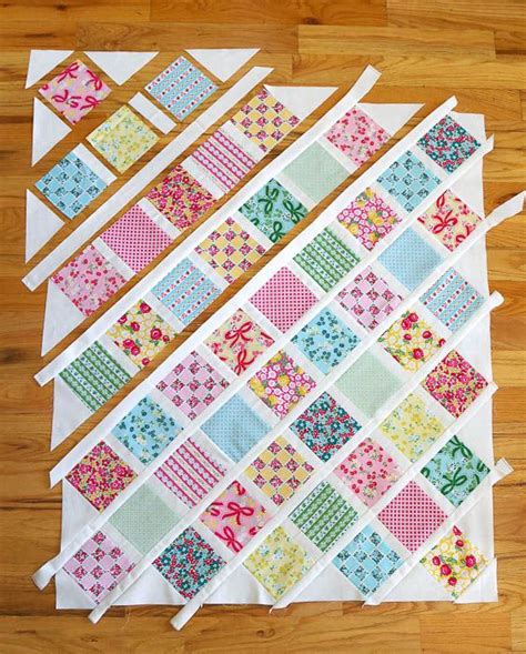 Free Baby Lattice quilt pattern layout | Diary of a Quilter - a quilt ...