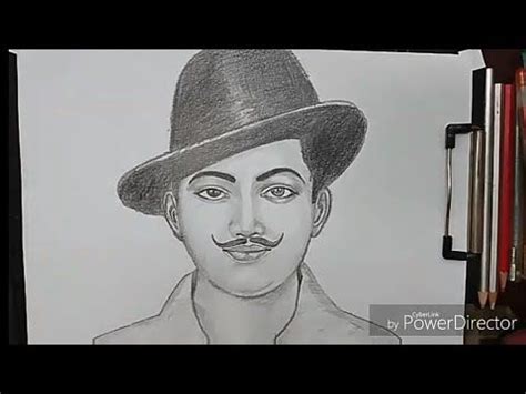 11 Creative Bhagat singh pencil sketch drawing for Learning | Sketch ...