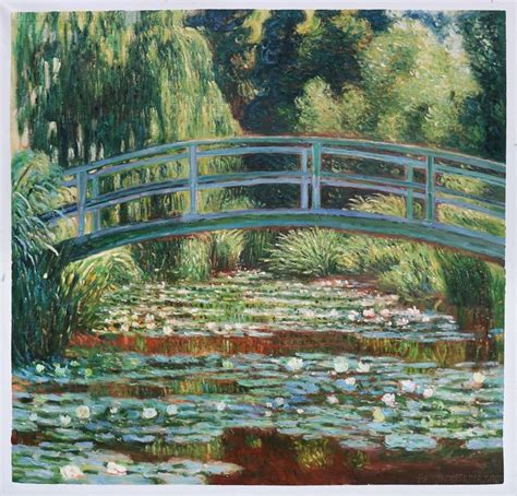 The Japanese Bridge 1 - Claude Monet Paintings in 2020 | Claude monet ...