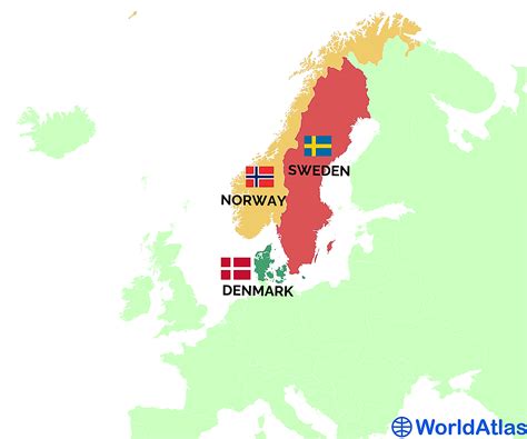 Scandinavia On World Map, Scandinavia Stock Photo Download Image Now ...