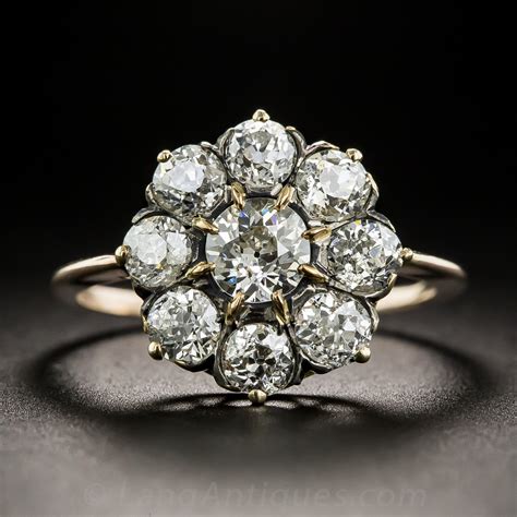 Vintage Diamond Cluster Ring