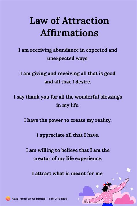 110 Law of Attraction Affirmations For Your Dream Life