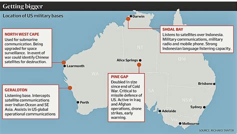 Pine Gap Australia Map | Australia Map