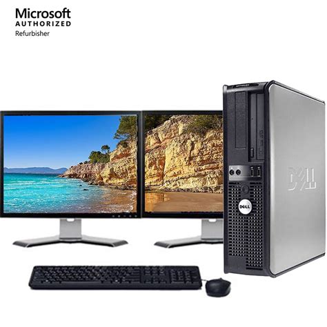 Dell Optiplex Dual Monitor Desktop Computer with Intel 2.13GHz ...