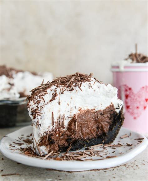 Chocolate Cream Pie with Vanilla Whipped Cream