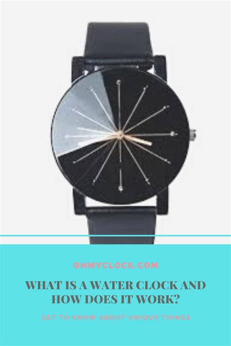 What Is A Water Clock And How Does It Work? | Water clock, Clock ...