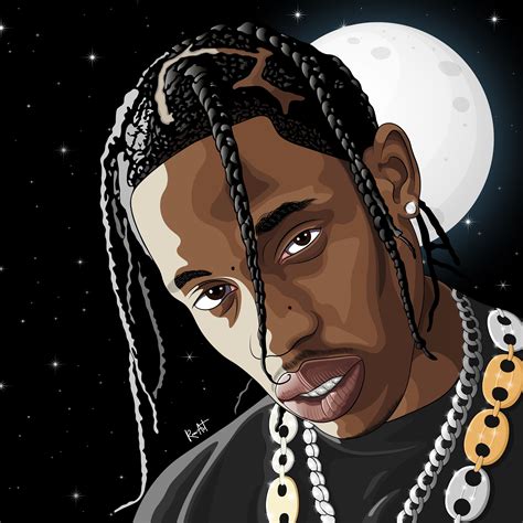 Travis Scott | Rapper art, Pop art face, Tupac art