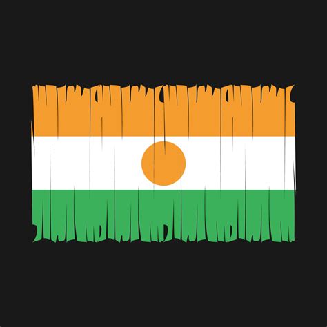 Niger Flag Brush Vector Illustration 20226498 Vector Art at Vecteezy