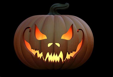 Pumpkins for Halloween | 3D Print Model | Halloween pumpkins, Scary ...