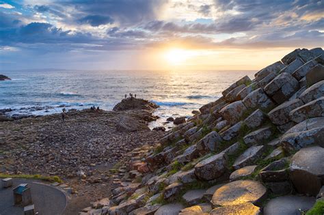 The Giant’s Causeway at Sunset