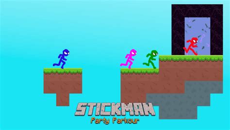 Stickman Party Parkour 🕹️ Play Now on GamePix