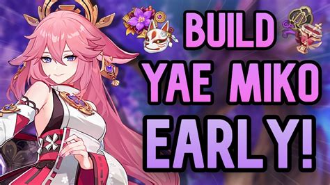 HOW TO BUILD YAE MIKO (Artifacts To Farm) | Genshin Impact Predications ...