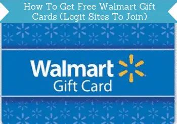 How To Get Free Walmart Gift Cards (17 Legit Sites To Join)