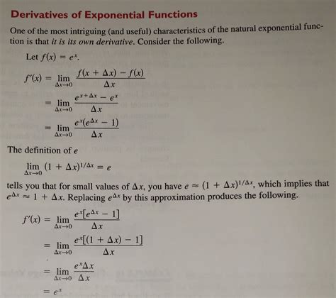 Is it possible to prove the derivative of $e^x$ is $e^x$ using the ...