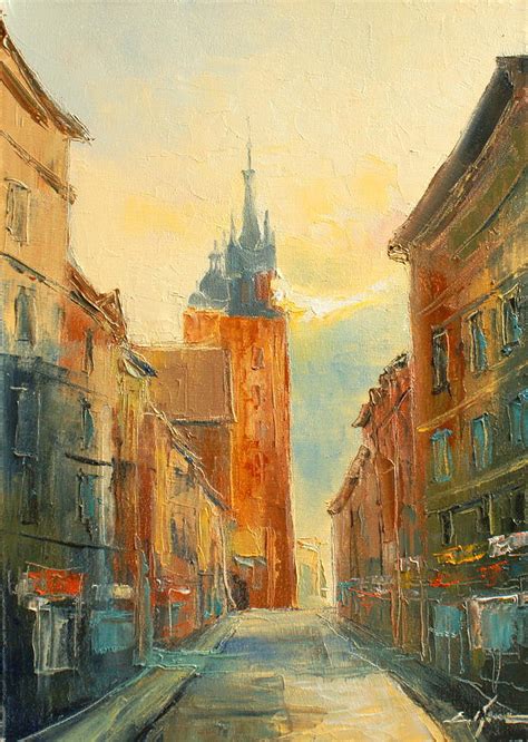 Krakow Florianska Street Painting by Luke Karcz - Fine Art America