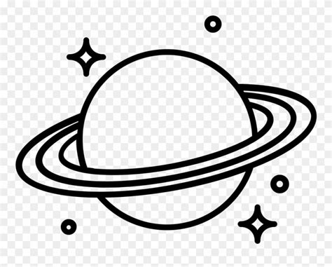 Saturn Drawing Transparent Clipart (#4198127) - PinClipart