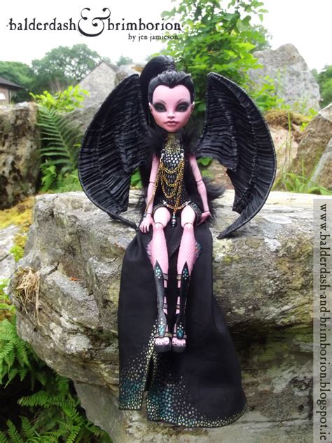 Dragon OOAK Monster High doll customization by jen-jamieson on DeviantArt