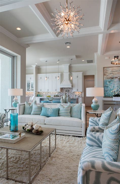 Florida Beach House with Turquoise Interiors - Home Bunch Interior ...