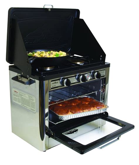 Camp Chef: Deluxe Outdoor Oven with 2-Burner Camping Stove