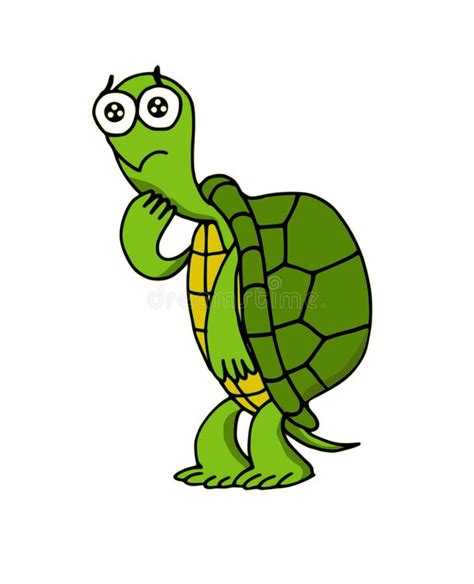 Sad Turtle Cartoon - Volontariat