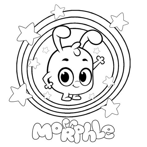 My Magic Pet Morphle Coloring Page - Free Printable Coloring Pages for Kids