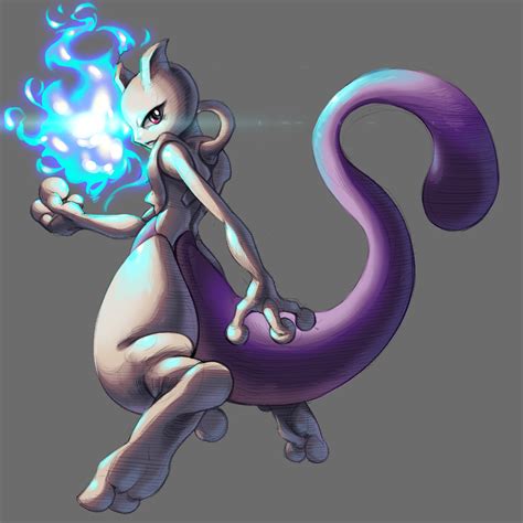 Mewtwo New Form Fan Art