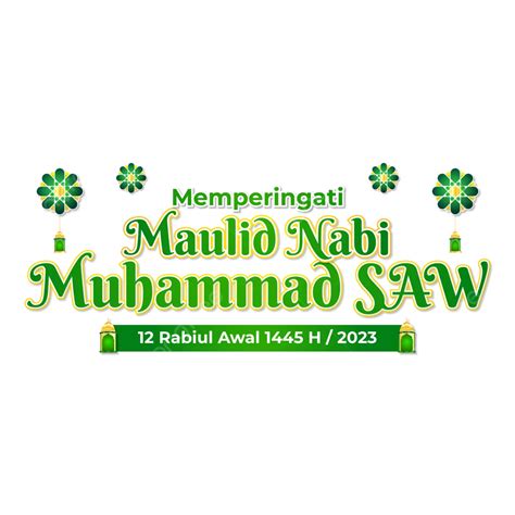 Images Of Maulid Nabi 2023 Vector, Birthday Of The Prophet 2023 ...