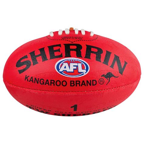 Sherrin Synthetic AFL Football Red 1 | Rebel Sport