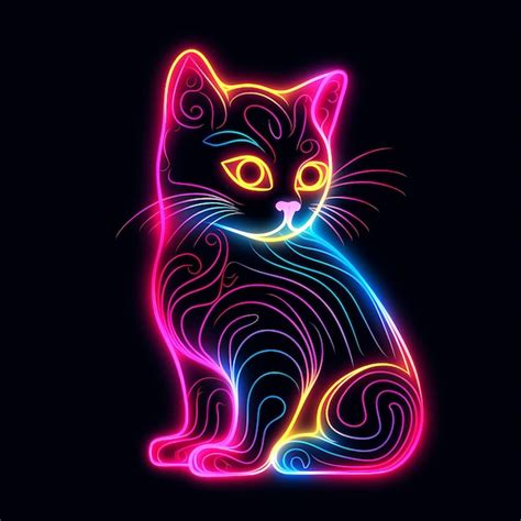 Premium AI Image | Creative Neon Light Shapes for Home and Business ...