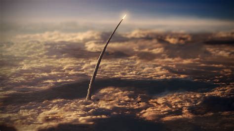 space, NASA, Tilt shift, Clouds, Rocket, Launch, Smoke Wallpapers HD ...