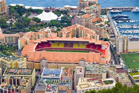 Stade Louis II, AS Monaco FC Stadium Aerial View Editorial Photography ...