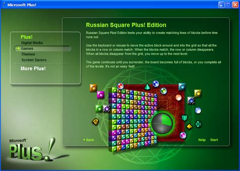 Screenshot of Microsoft Plus! for Windows XP (included games) (Windows ...