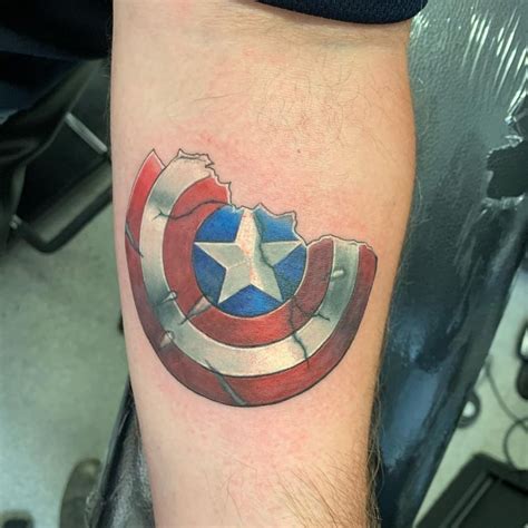 101 Amazing Captain America Tattoo Ideas You Need To See! | Outsons ...