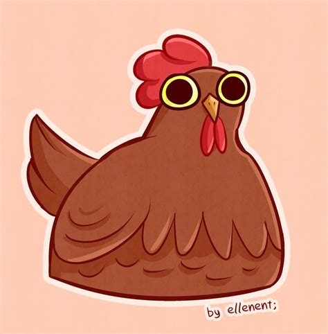 Cute Chicken by ellenent on DeviantArt | Chicken drawing, Easy drawings ...